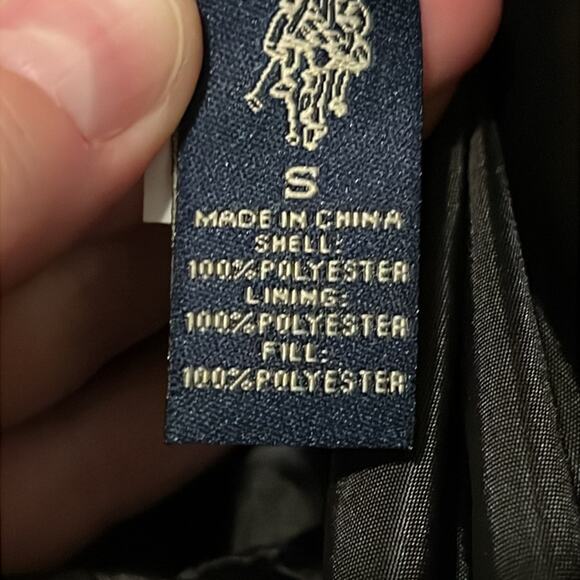 U.S. Polo Assn. Black Puffer Vest, NWOT - Picture 9 of 10